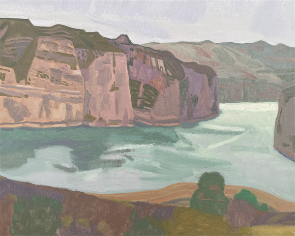 李明举《九曲黄河》80x100cm布面油画.jpg