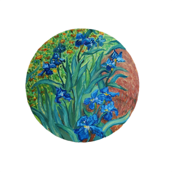 菅雨柔 《鸢尾花》25×25，指导教师：张旭.jpg